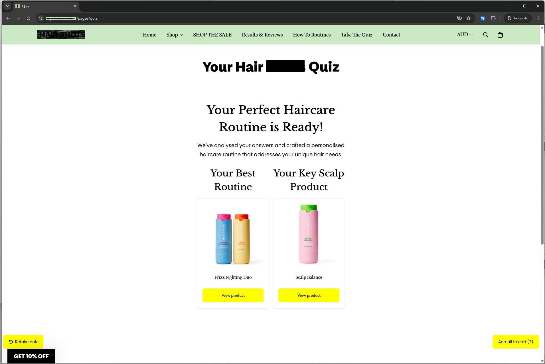 Default theme example