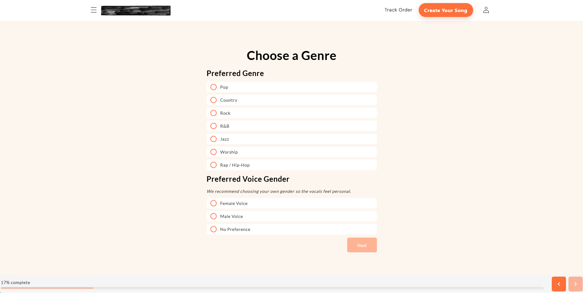 No image quiz example