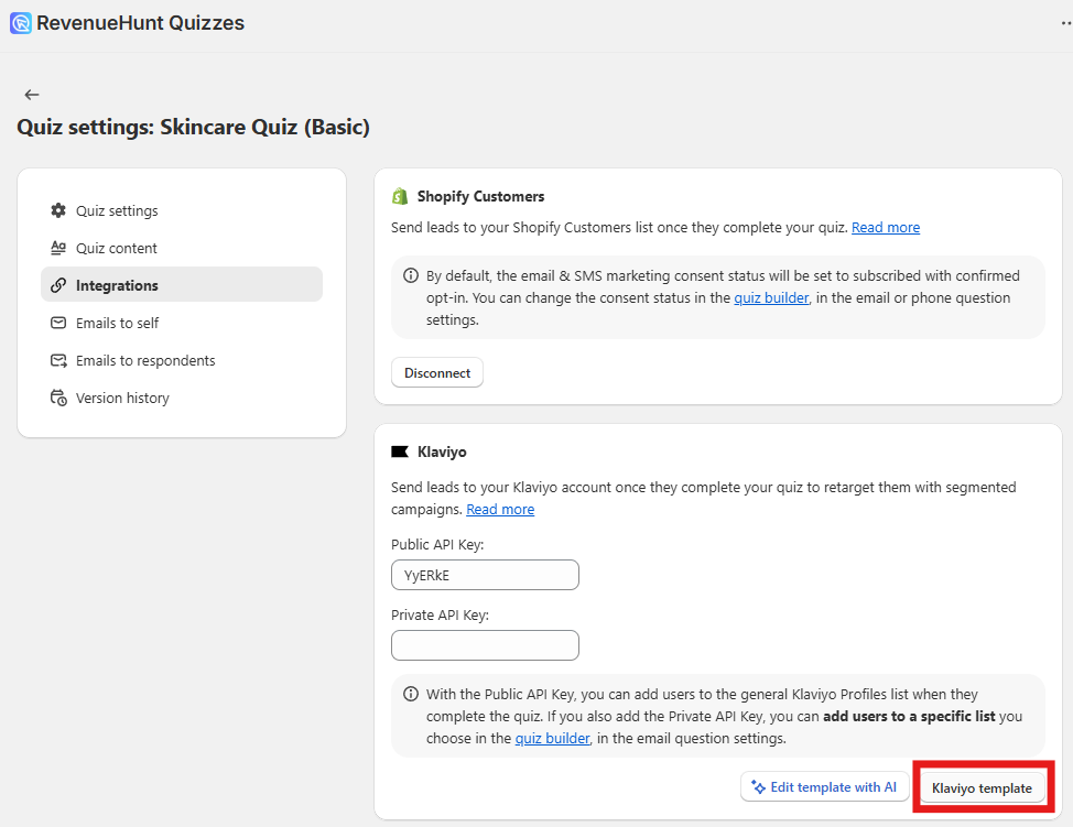 how to send leads to klaviyo email tempalte download1