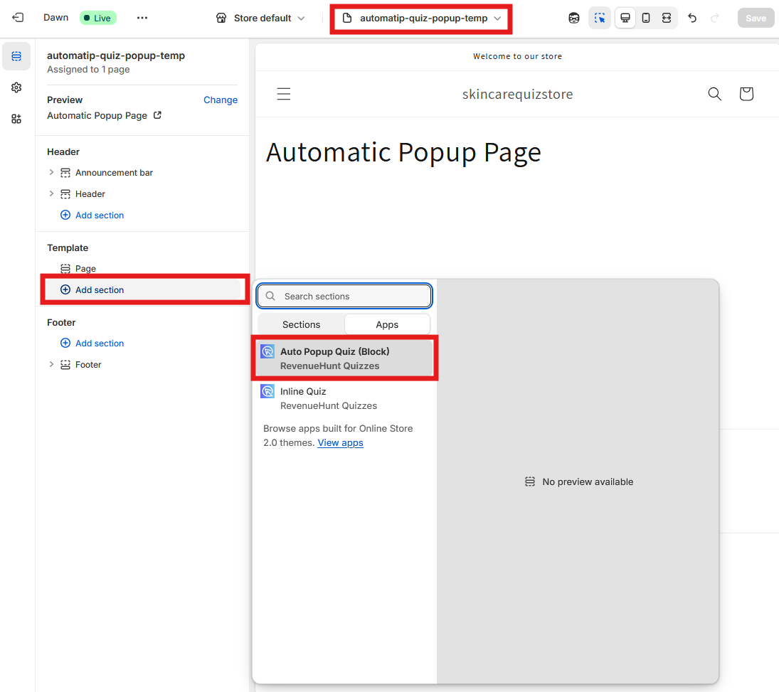 how_to_shopifyv2_publish_automatic_popup_on_specific_page_embed