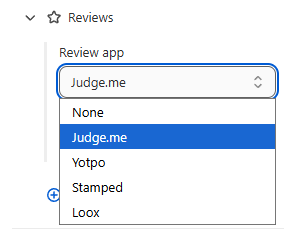 Add Reviews Block